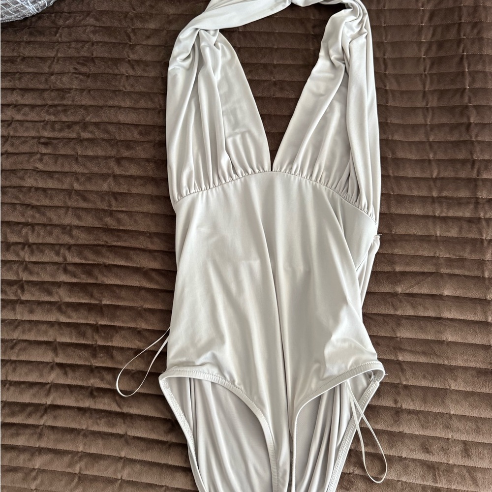 Zara Cream halter body suit